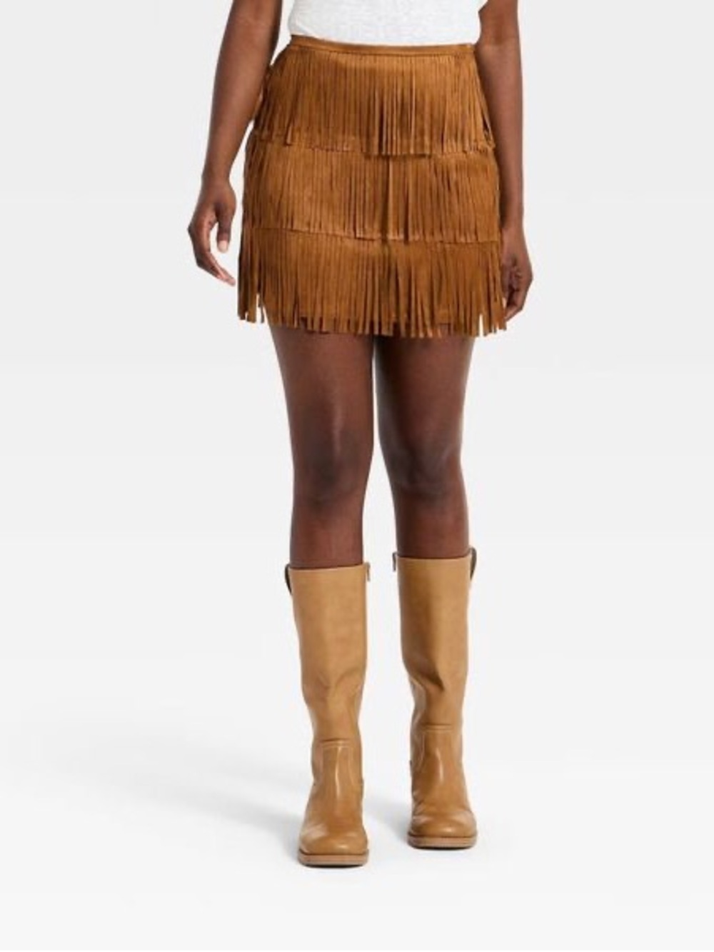 Universal Thread Fringe western miniskirt